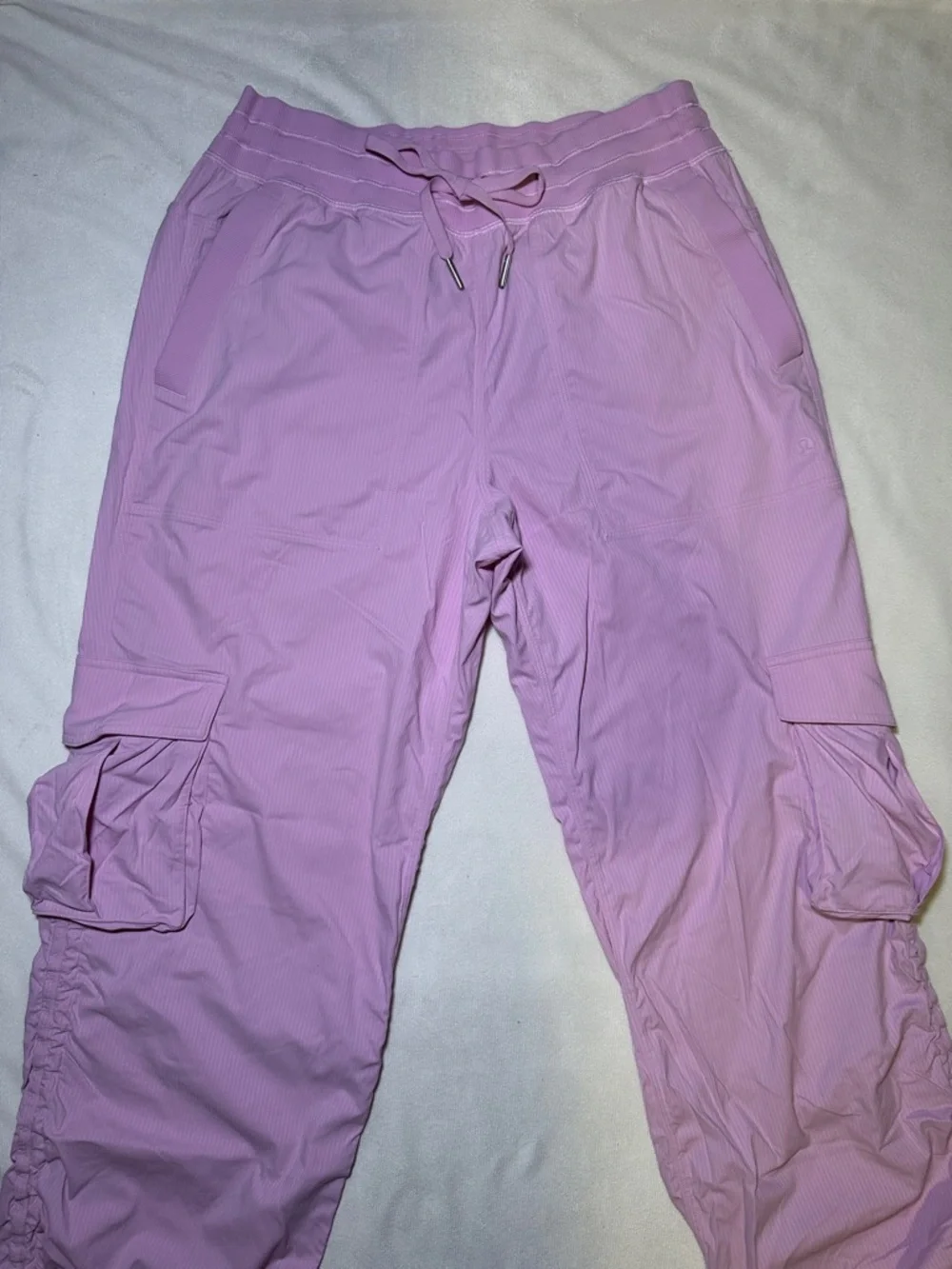 Lululemon Athletica Pink Dance Studio Relaxed-Fit Mid-Rise Cargo Pants Size M - Picture 7 of 15